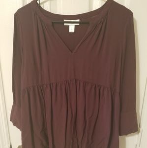 Motherhood Maternity Burgundy Top